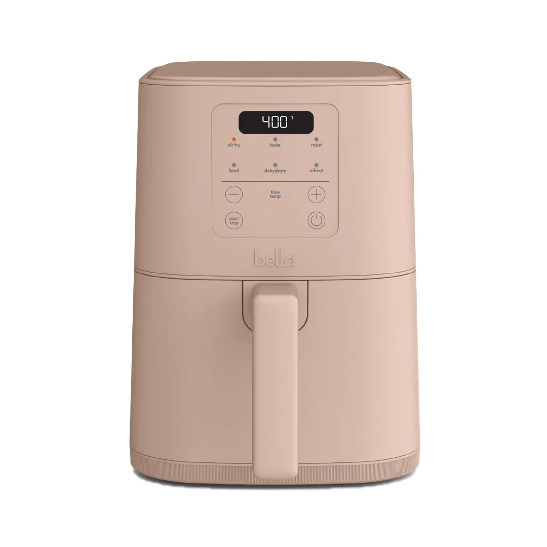 bella 4 Qt Slim Digital Air Fryer with EverGood™ Ceramic Nonstick Coating, 6 Preset Cooking Options, Surf - Image 11