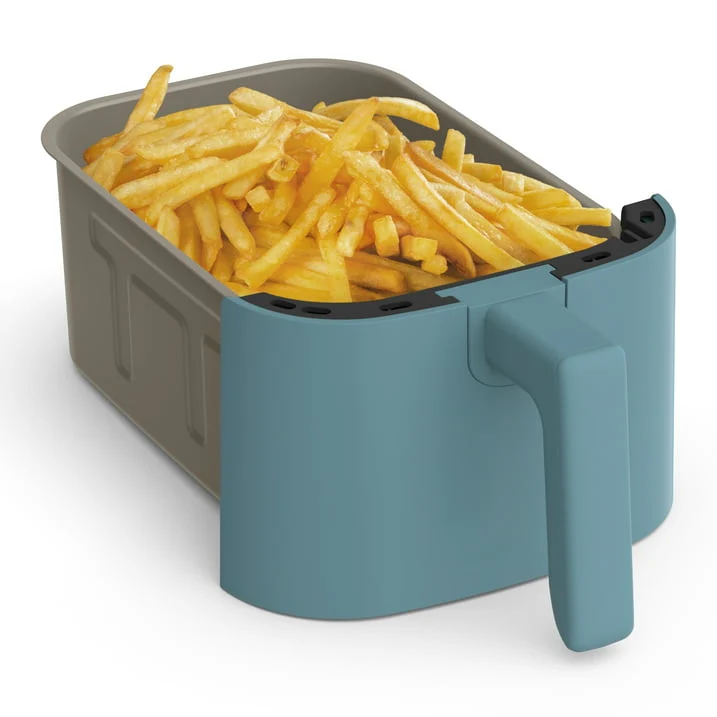 bella 4 Qt Slim Digital Air Fryer with EverGood™ Ceramic Nonstick Coating, 6 Preset Cooking Options, Surf - Image 4