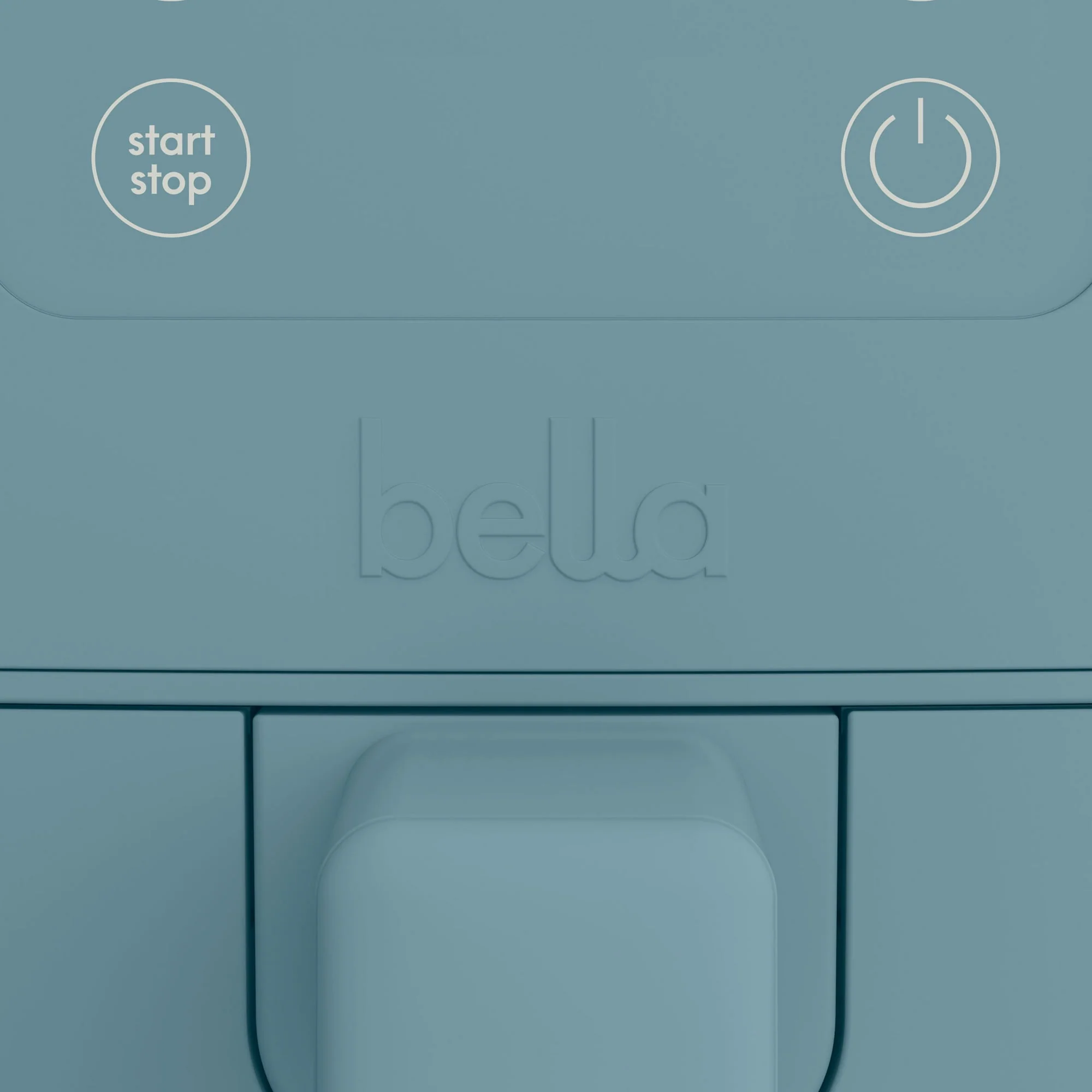 bella 4 Qt Slim Digital Air Fryer with EverGood™ Ceramic Nonstick Coating, 6 Preset Cooking Options, Surf - Image 5