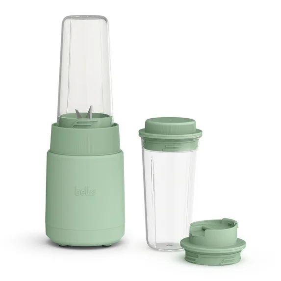 bella 6-Piece Portable Rocket Blender, Personal Smoothie Maker with Durable Stainless Steel Blades, Surf - Image 6
