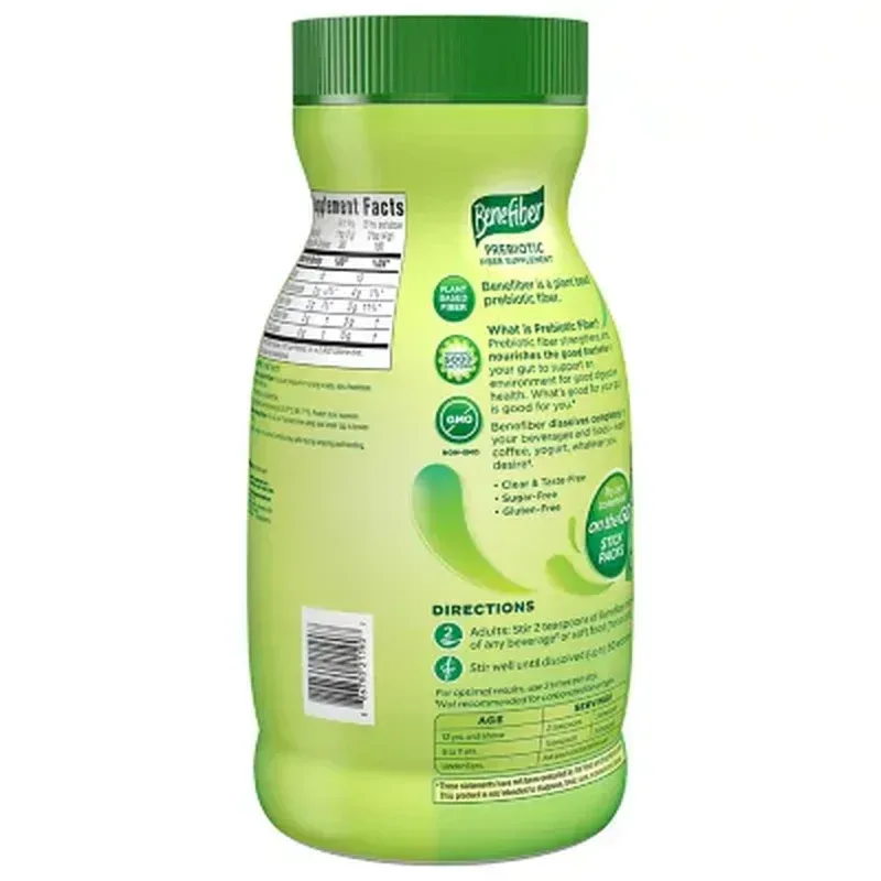 Benefiber Daily Prebiotic Fiber Supplement Powder, Unflavored (26.8 Oz.) - Image 2