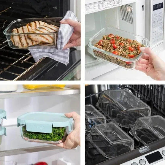 Bentgo 8-piece Glass Food Storage Set - Image 4