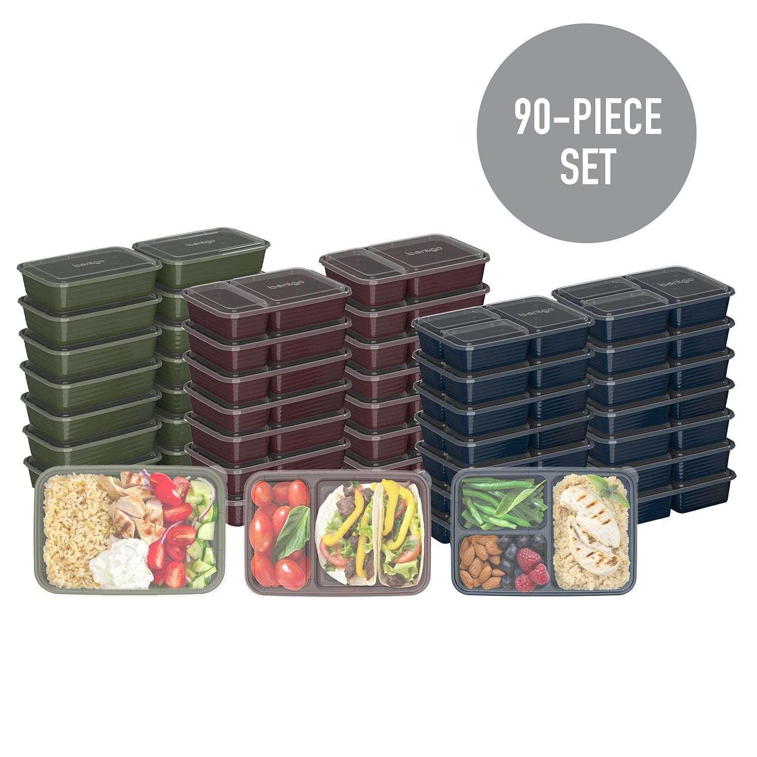 Bentgo 90 Piece Meal Prep Set (Assorted Colors) - Image 12