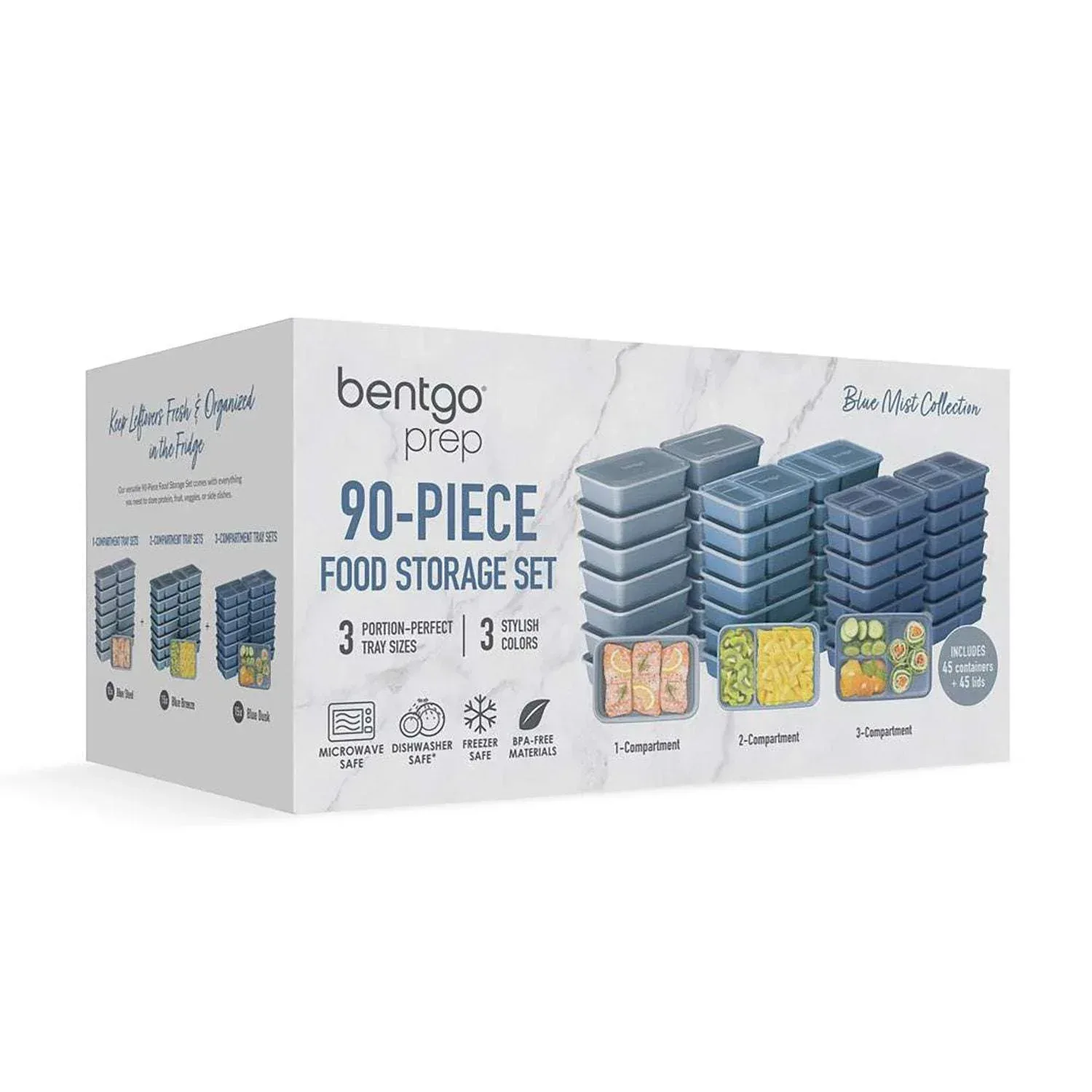 Bentgo 90 Piece Meal Prep Set (Assorted Colors) - Image 8