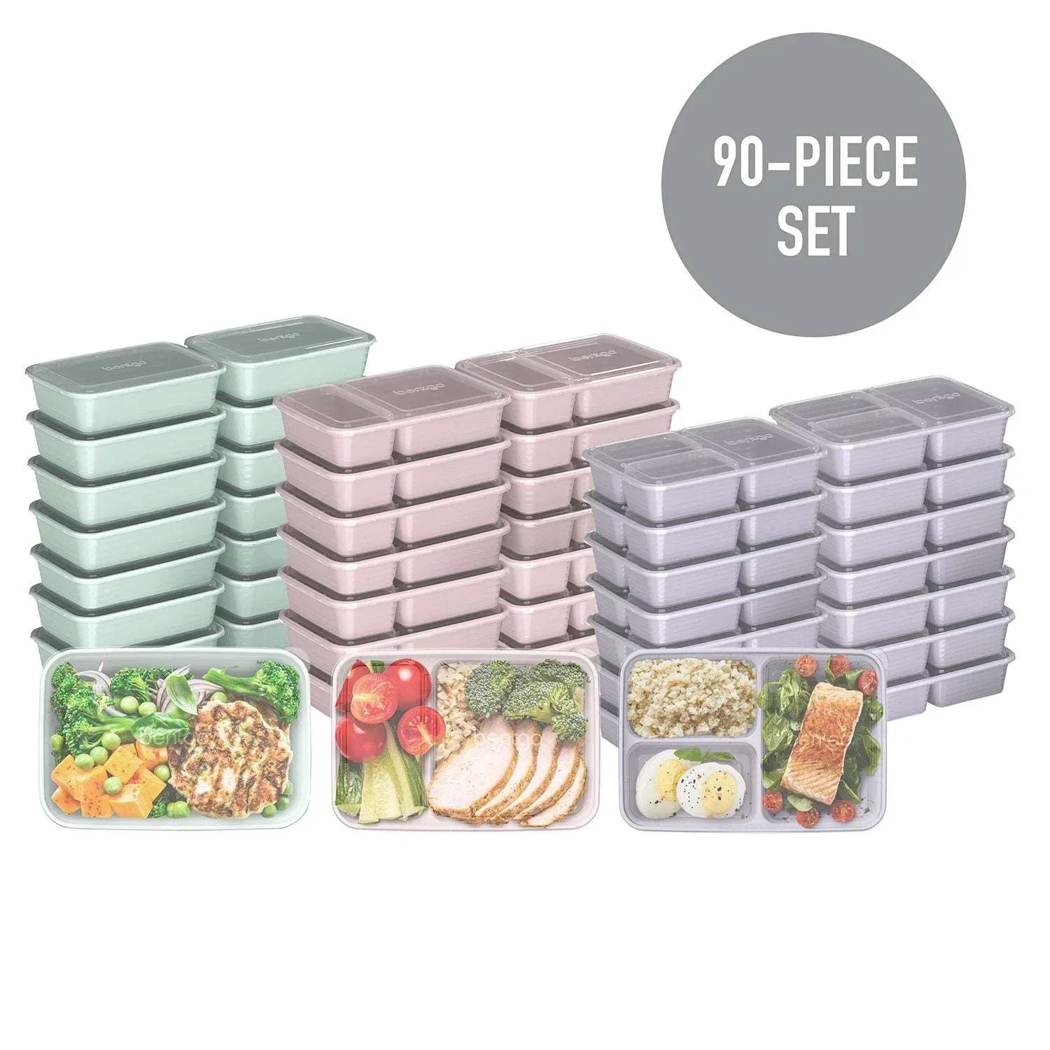 Bentgo 90 Piece Meal Prep Set (Assorted Colors) - Image 9