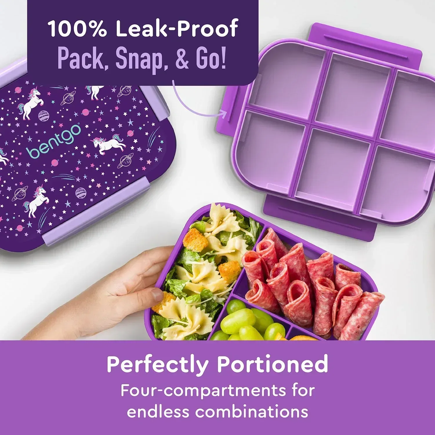 Bentgo Kids 2-Pack Snap & Go Leak-Proof Lunch Box - Image 6