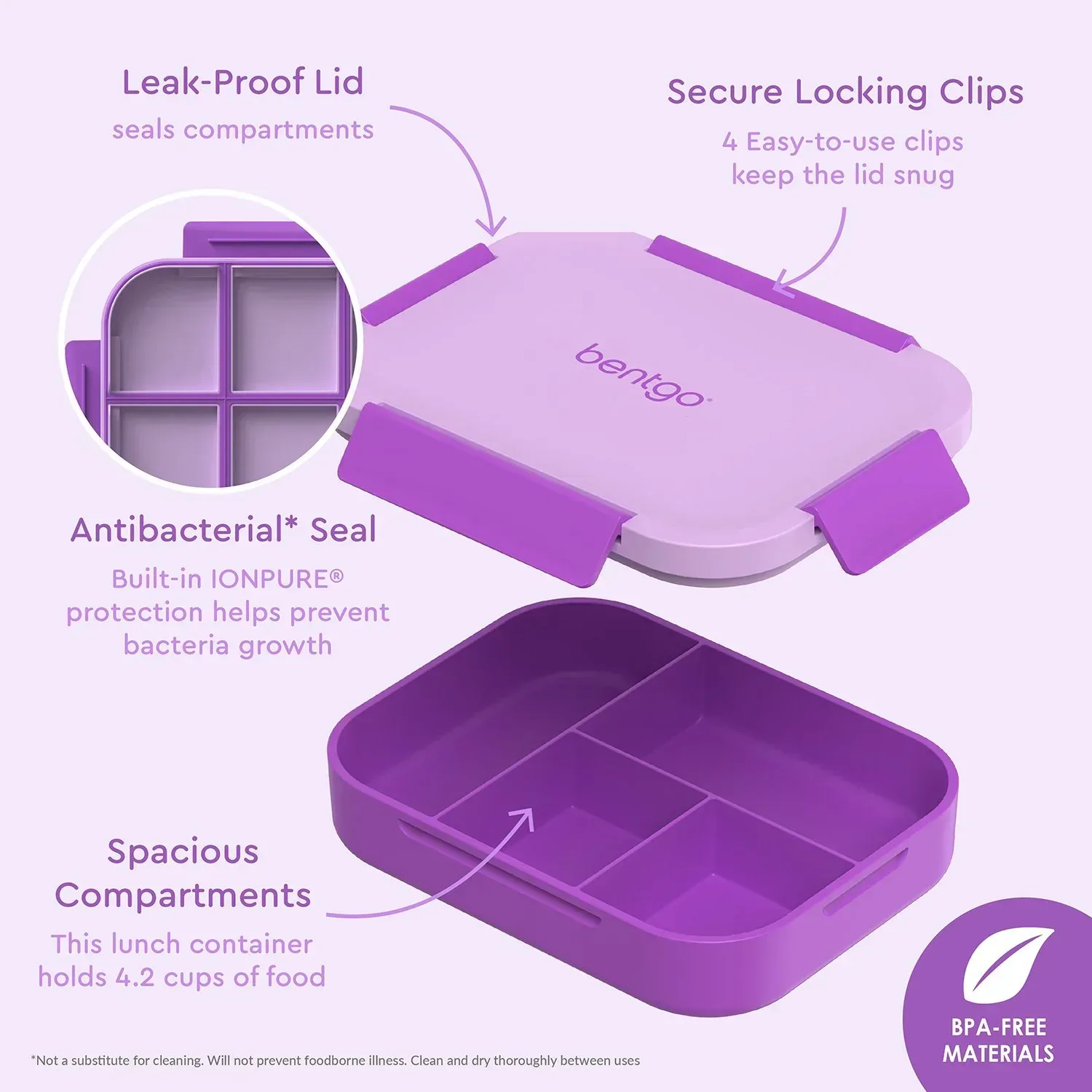 Bentgo Kids 2-Pack Snap & Go Leak-Proof Lunch Box - Image 8