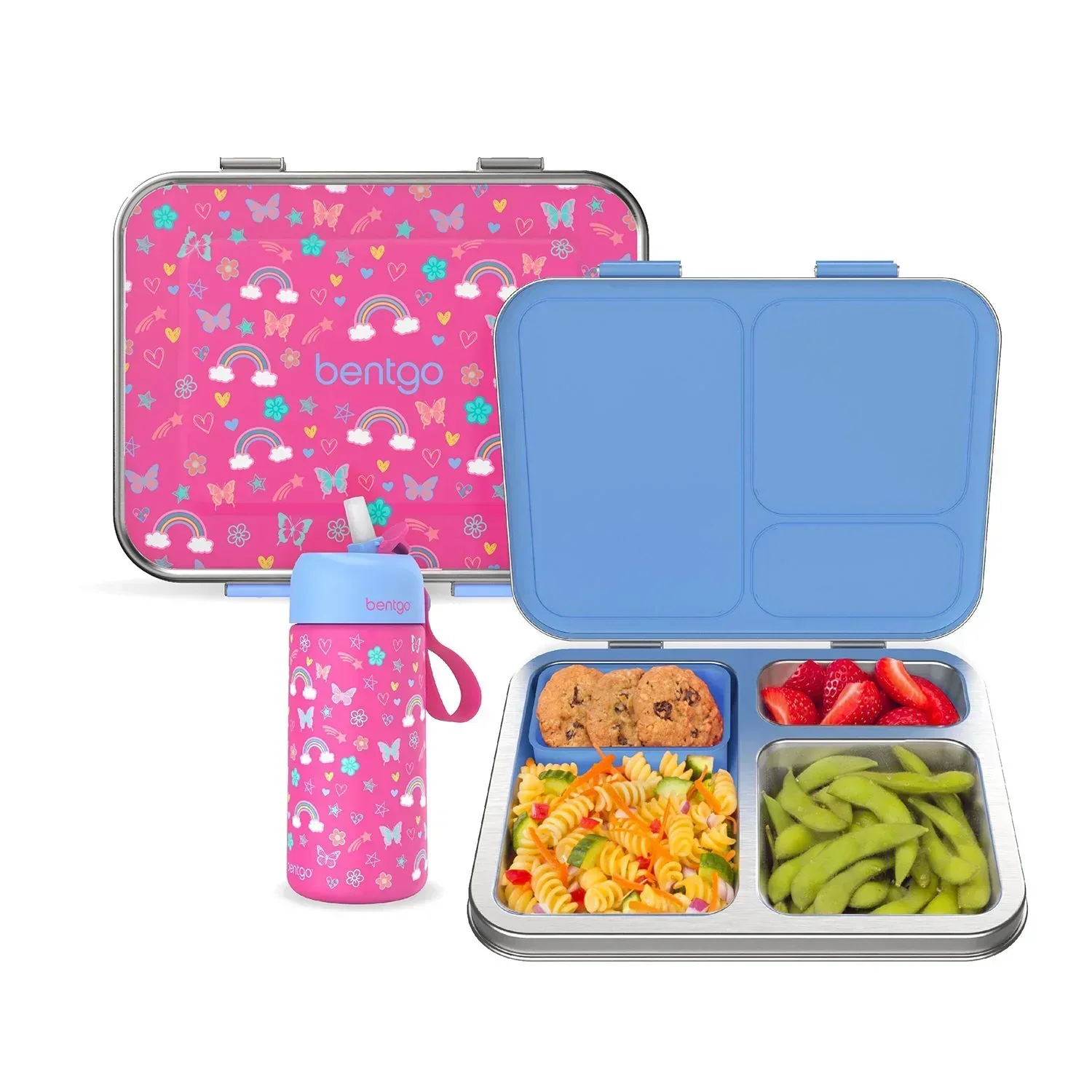 Bentgo Kids 2-Pack Stainless Steel Lunch Box & Water Bottle Set - Image 12
