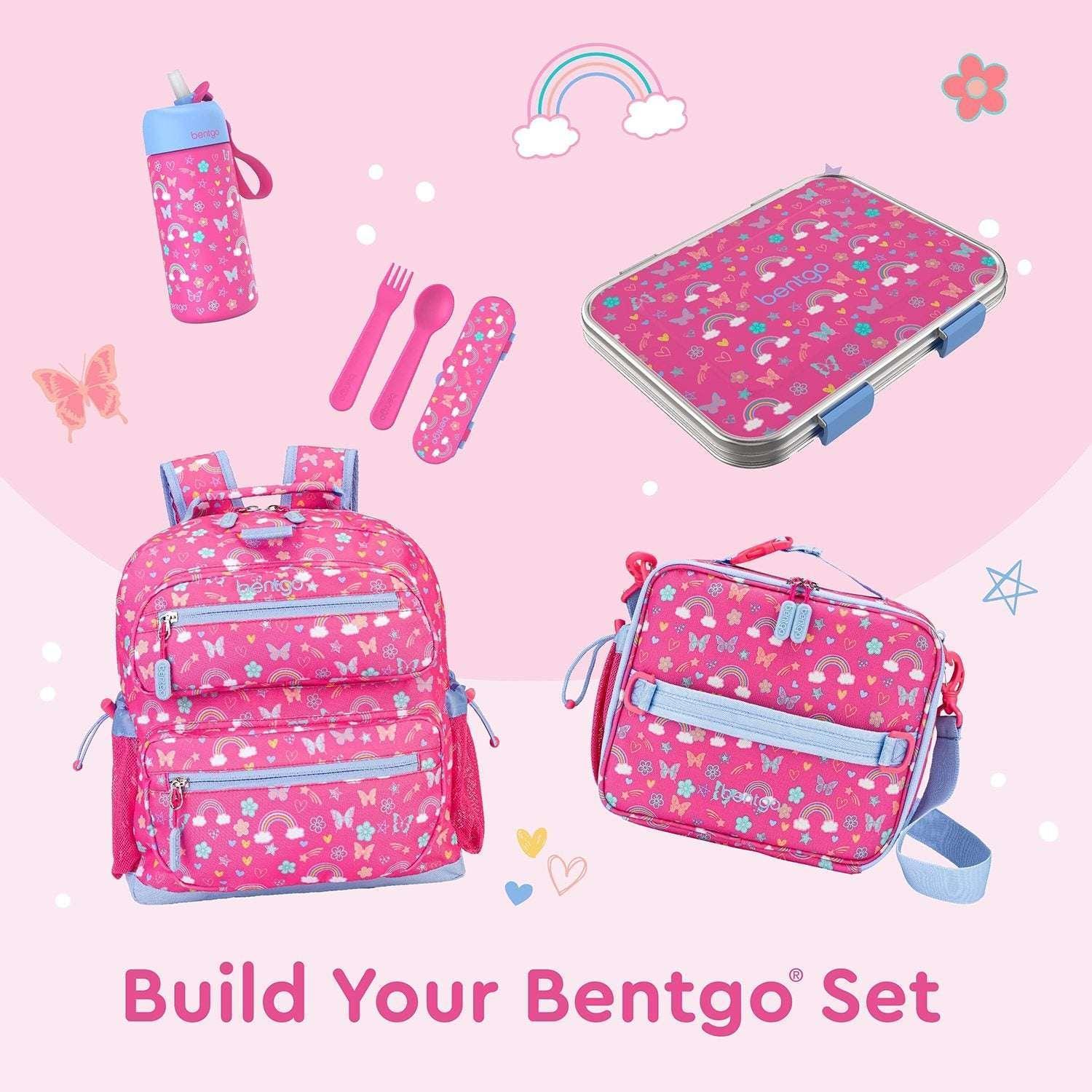Bentgo Kids 2-Pack Stainless Steel Lunch Box & Water Bottle Set - Image 17
