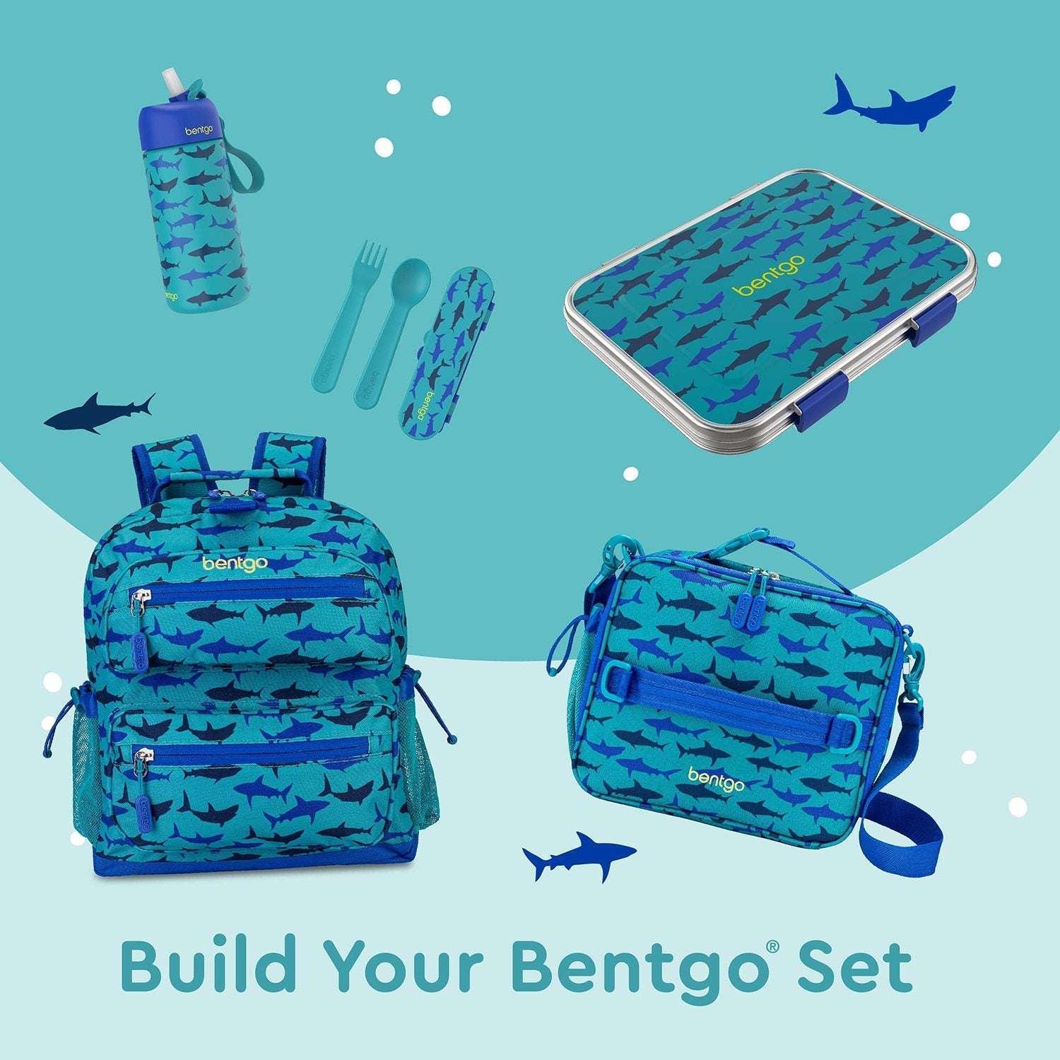 Bentgo Kids 2-Pack Stainless Steel Lunch Box & Water Bottle Set - Image 2