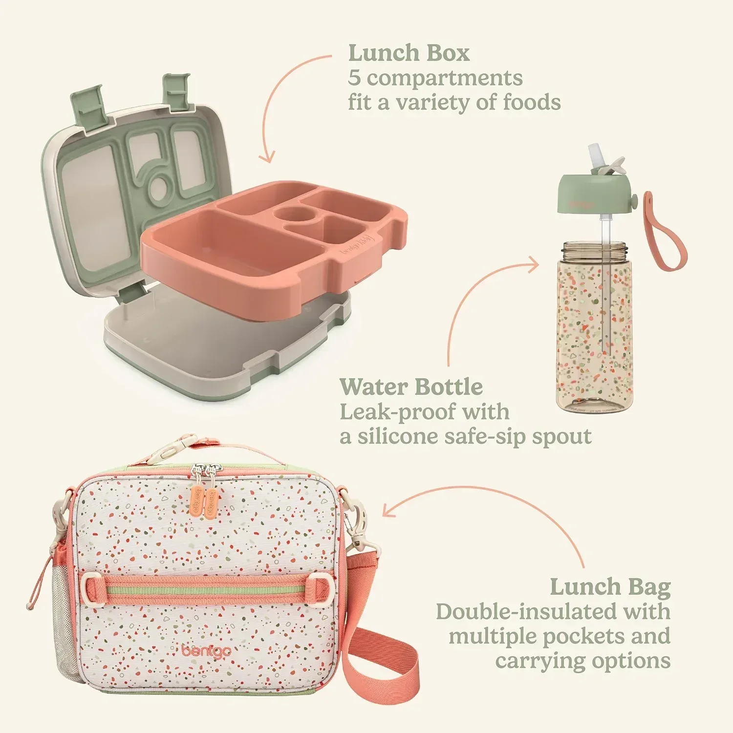 Bentgo Kids 3-Pack Whimsy & Wonder Prints Collection - Image 5