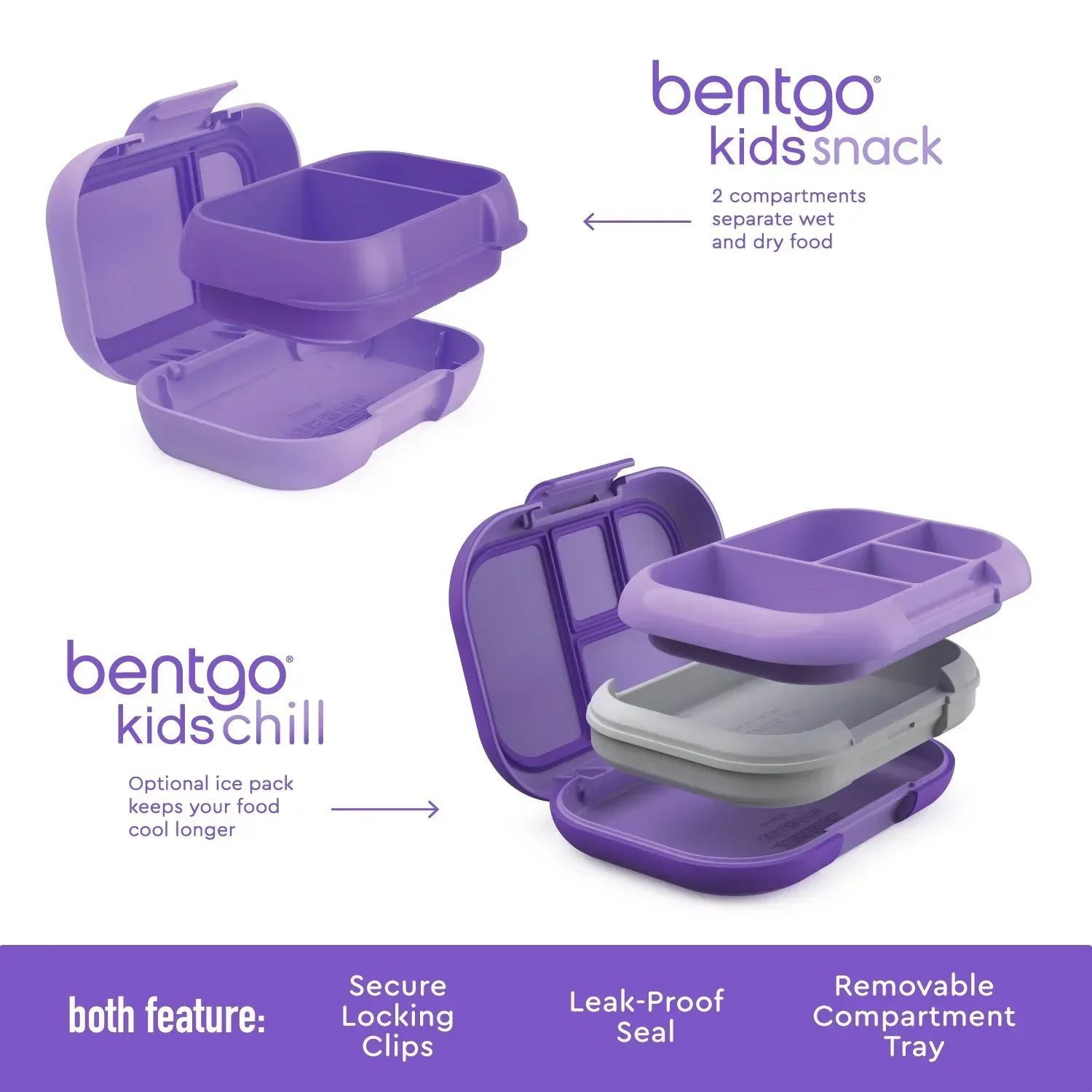 Bentgo Kids Chill Lunch box+ Bentgo Kids Snack Box - Image 6