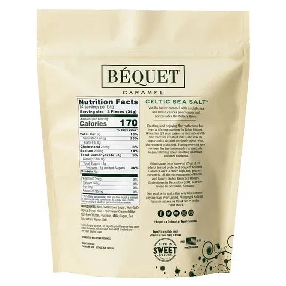 Béquet Celtic Sea Salt Caramels 17.1 oz., 3-pack - Image 7