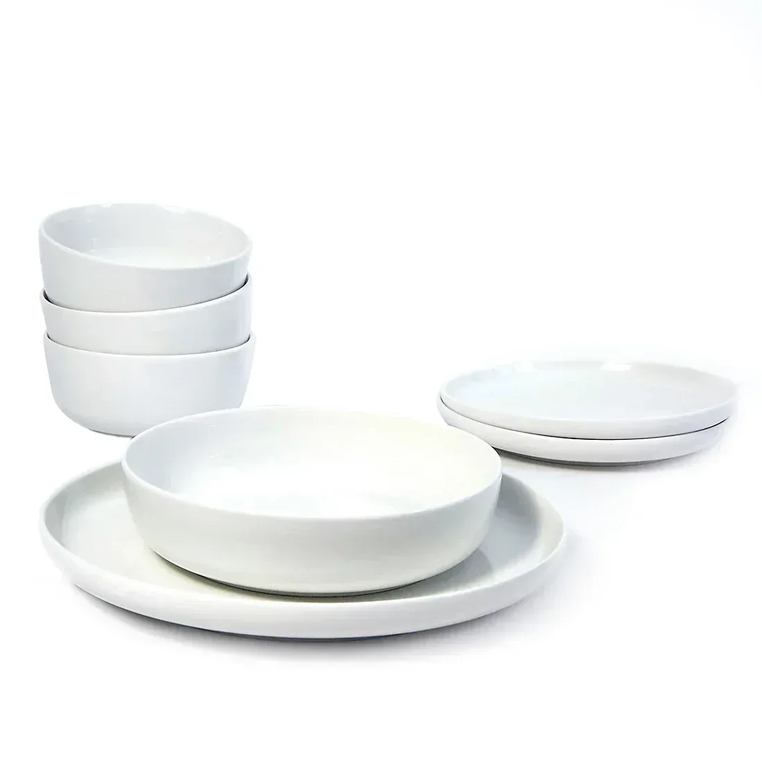 Berkley Jensen 10.5" Porcelain Dinner Plates, 8 pk. - White - Image 6