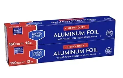 Berkley Jensen 12" Heavy Duty Aluminum Foil, 2 pk./150 sq. ft. - Image 2