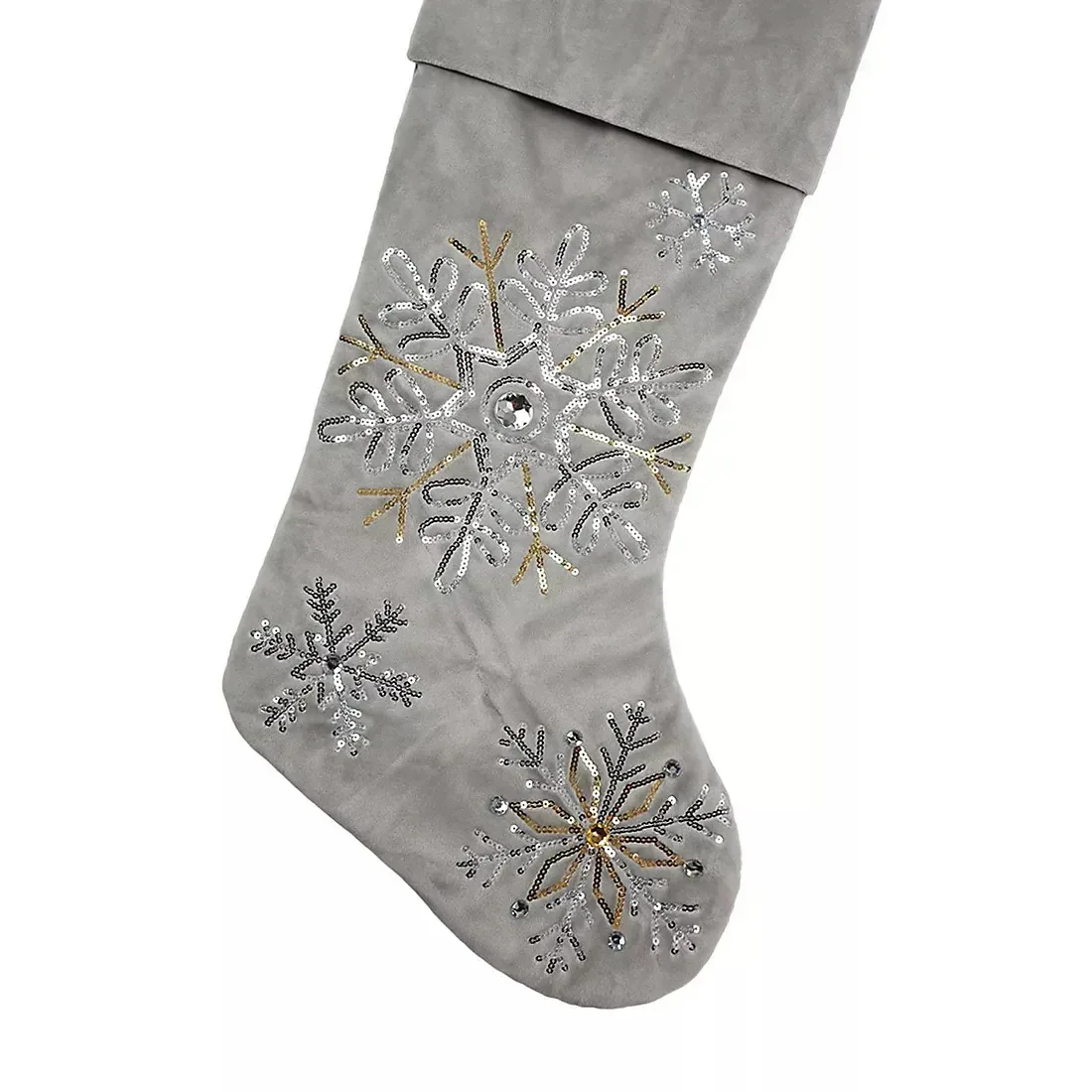 Berkley Jensen 2 pk. Christmas Stocking, Snowflakes - Image 4