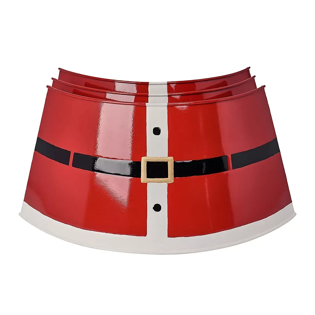 Berkley Jensen 26" Santa Belt Tree Collar - Red - Image 2