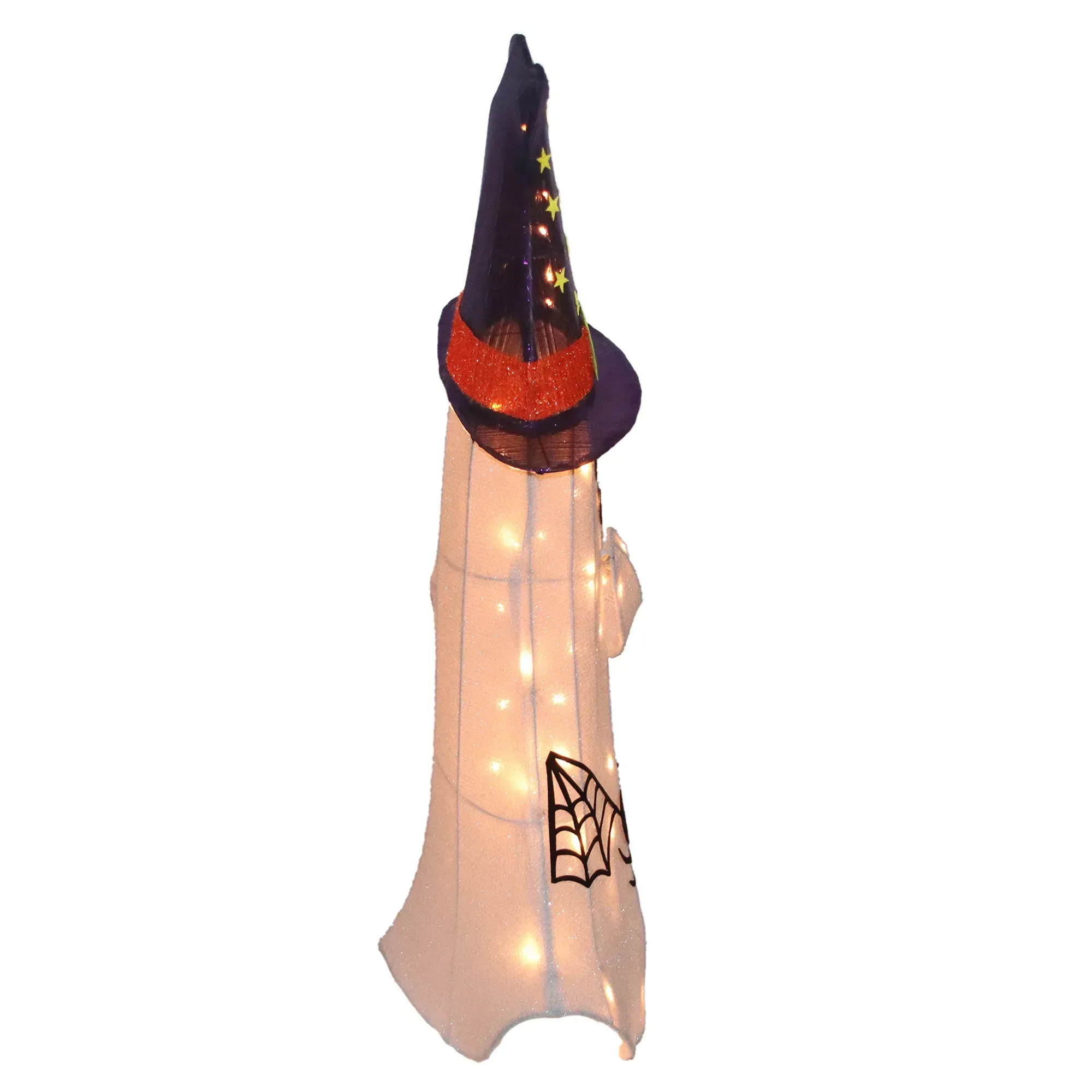 Berkley Jensen 36" Pre-lit White Ghost With Broom - Image 5