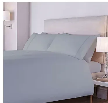 Berkley Jensen 425 Thread Count Full Size Sheet Set- Harbor Mist - Image 3