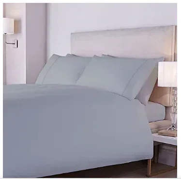 Berkley Jensen 425 Thread Count King Size Sheet Set - Harbor Mist - Image 2