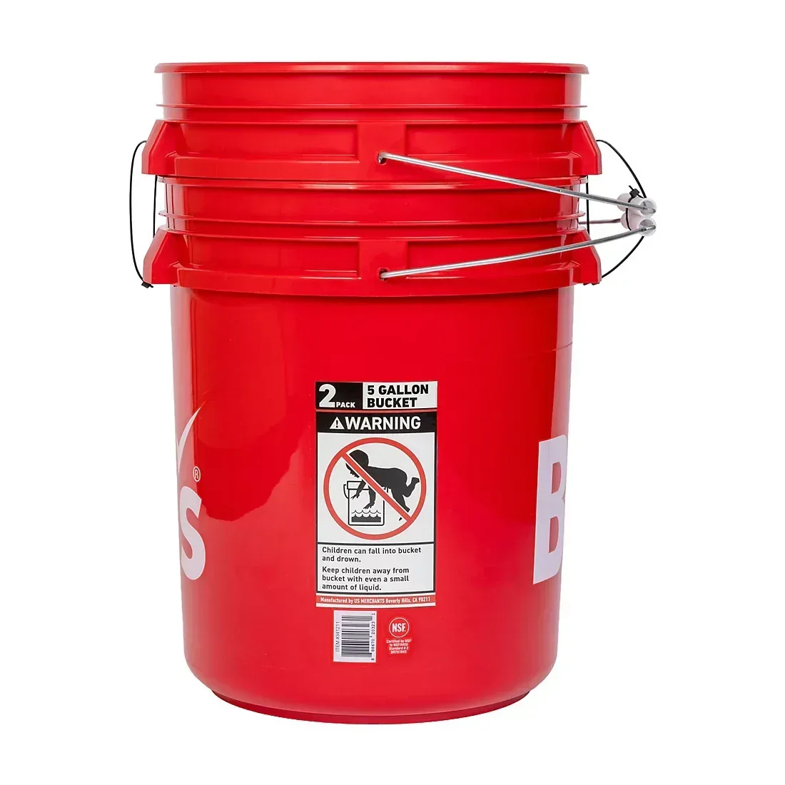 Berkley Jensen 5-Gallon Bucket, 2 pk. - Image 2