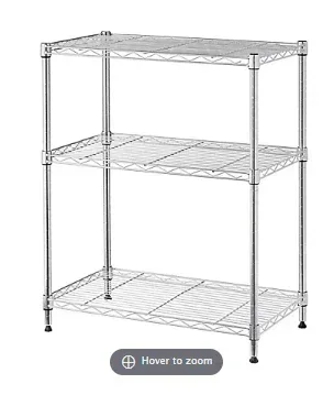 Berkley Jensen 6-Shelf Storage Rack - Chrome