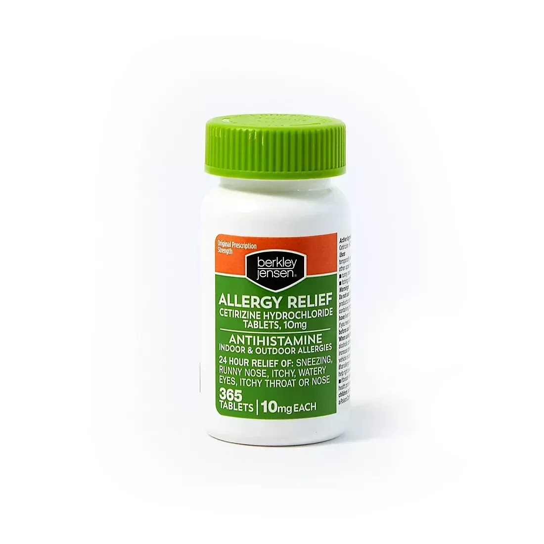 Berkley Jensen Allergy Relief Cetirizine Hydrochloride 10 mg Tablets – 365 Count Antihistamine - Image 4