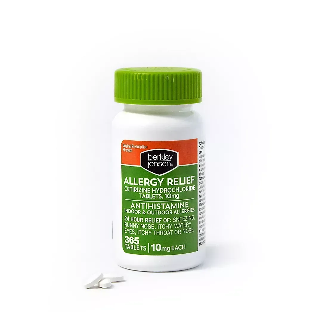 Berkley Jensen Allergy Relief Cetirizine Hydrochloride 10 mg Tablets – 365 Count Antihistamine - Image 5