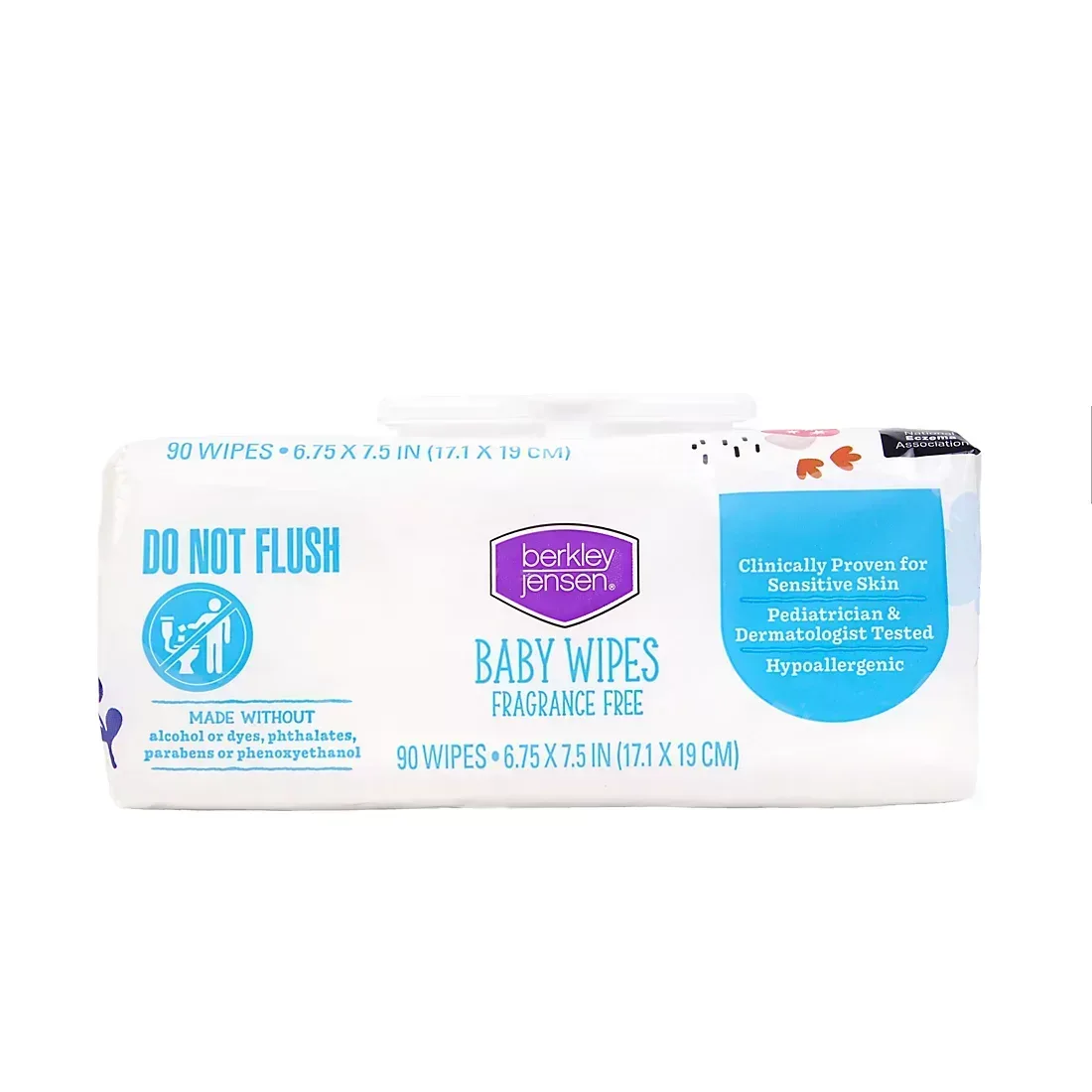 Berkley Jensen Baby Wipes - Fragrance Free, 12 pk./90 ct. each - Image 4