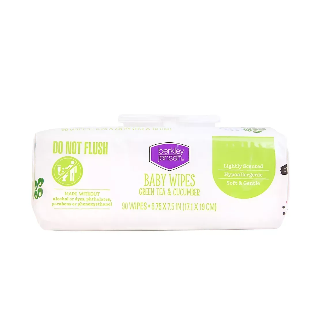 Berkley Jensen Baby Wipes - Green Tea & Cucumber, 12 pk./90 ct. each - Image 4