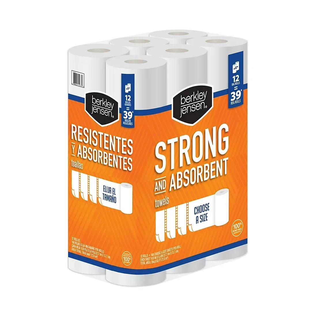 Berkley Jensen Choose-a-Size Paper Towels, 12 pk./160 sheets per roll - Image 2