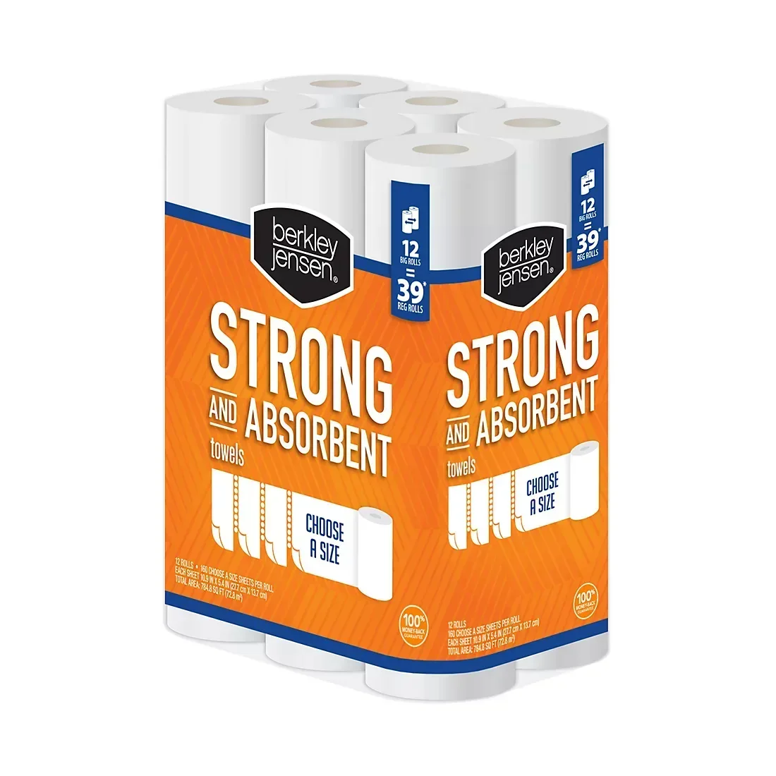 Berkley Jensen Choose-a-Size Paper Towels, 12 pk./160 sheets per roll - Image 3