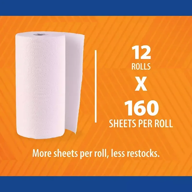 Berkley Jensen Choose-a-Size Paper Towels, 12 pk./160 sheets per roll - Image 7