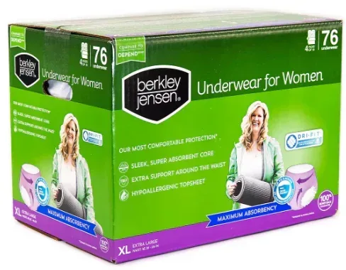 Berkley Jensen Incontinence Underwear for Women - XL, 76 ct. - Image 2