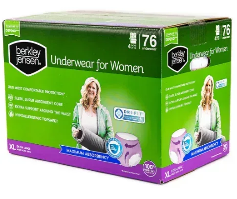 Berkley Jensen Incontinence Underwear for Women - XL, 76 ct. - Image 3