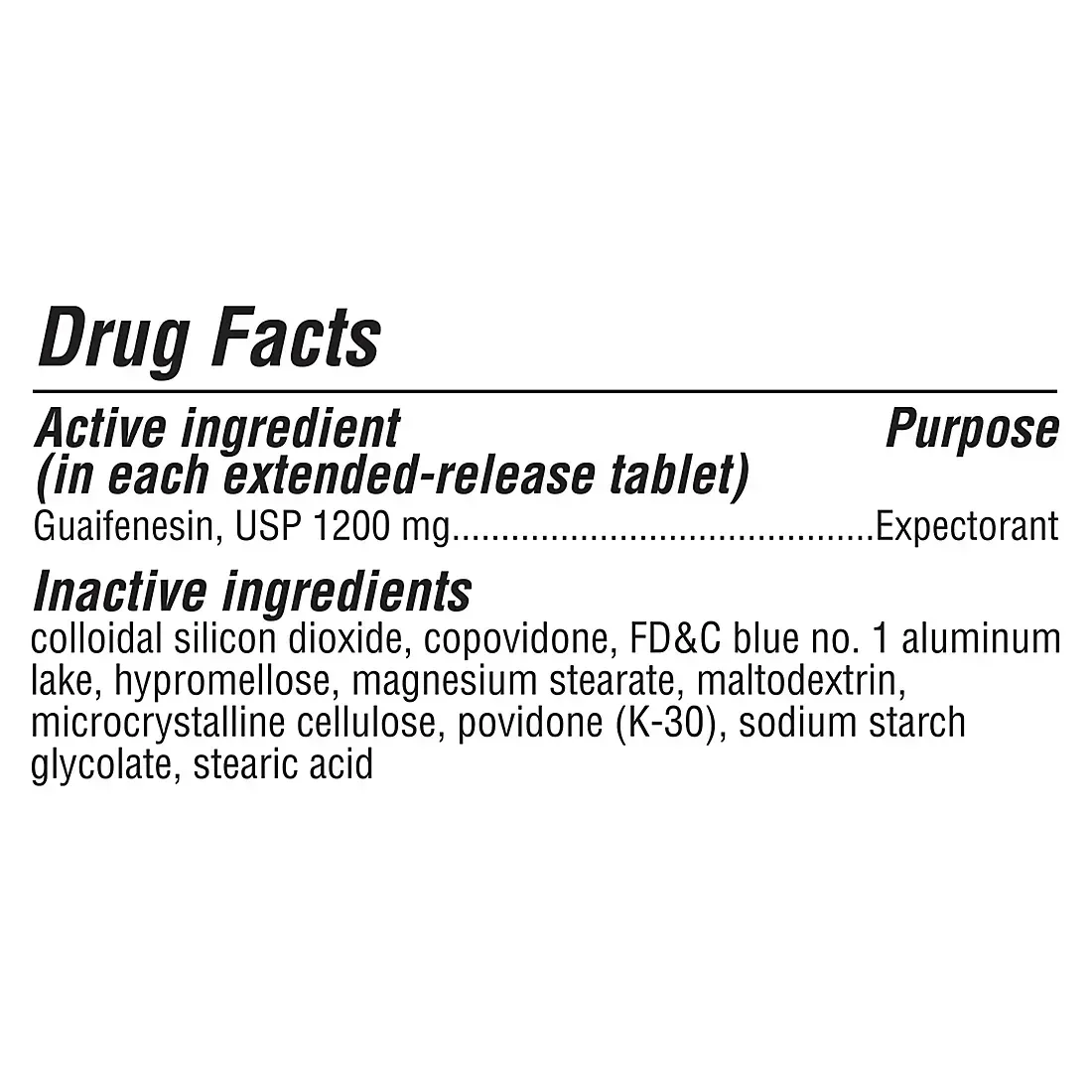 Berkley Jensen Maximum Strength Mucus Relief Guaifenesin Extended-Release Tablets 1200mg, 84 ct. - Image 4