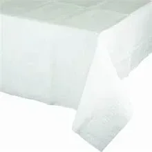 Berkley Jensen Premium Tablecovers - White, 6 ct. - Image 2