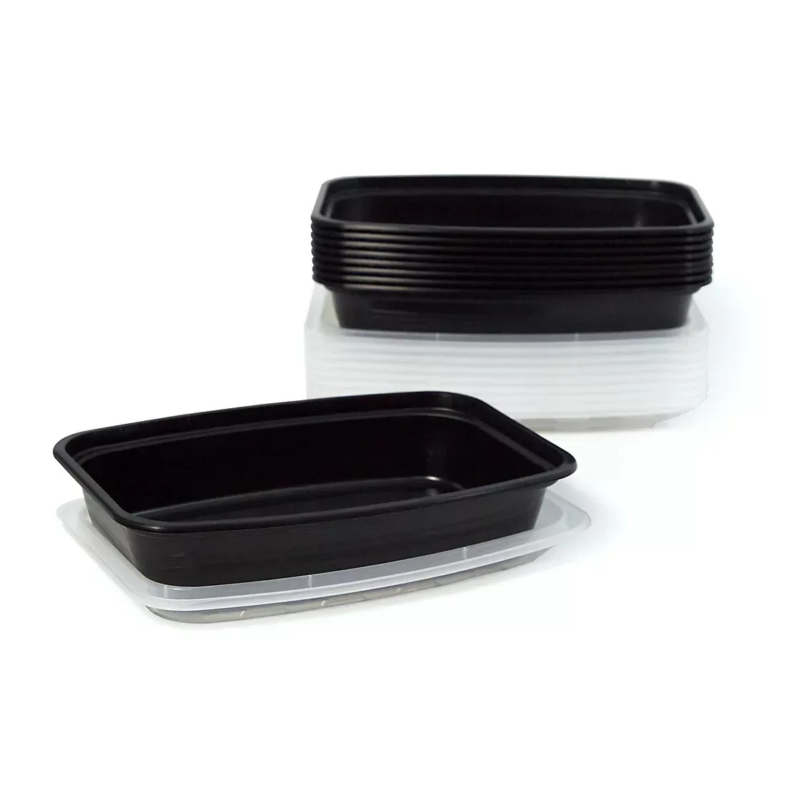 Berkley Jensen Rectangular Food Storage Containers, 28 oz./50-pc. set - Image 3