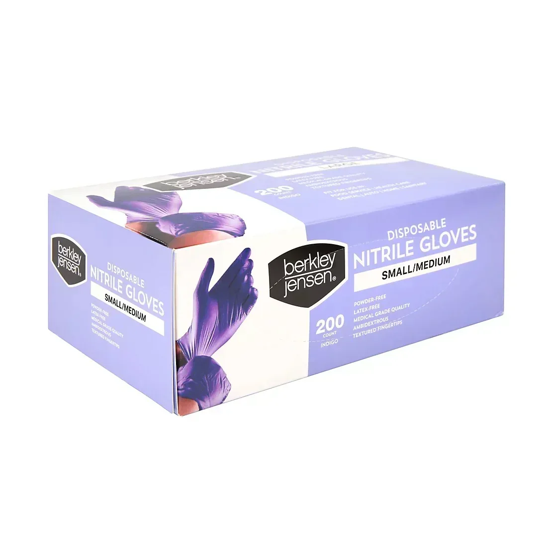 Berkley Jensen Small/Medium Disposable Nitrile Gloves, 200 ct. - Image 3