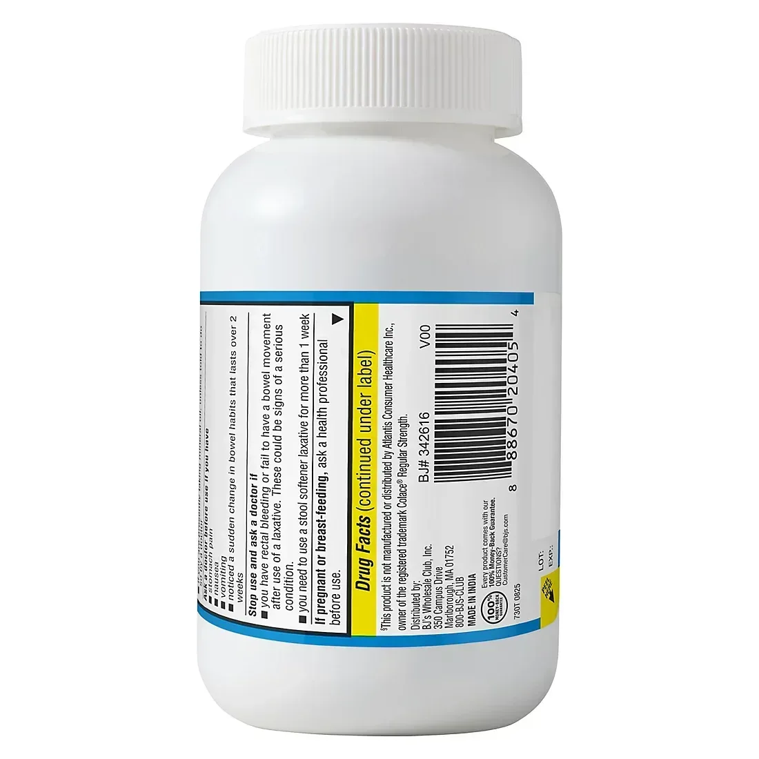 Berkley Jensen Stool Softener Docusate Sodium 100mg Softgels, 400 ct. - Image 2