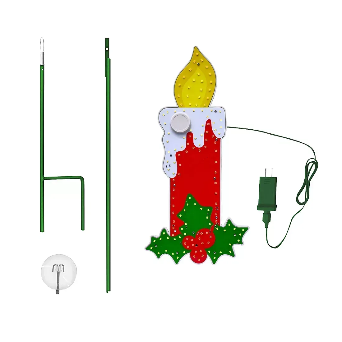 Berkley Jenson 16" Hi-Vibrant Candle With Holly - Image 3