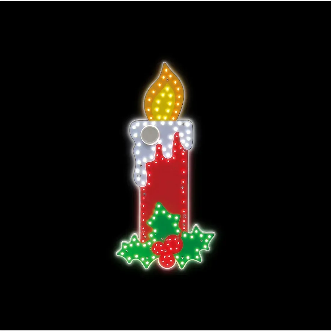 Berkley Jenson 16" Hi-Vibrant Candle With Holly - Image 4