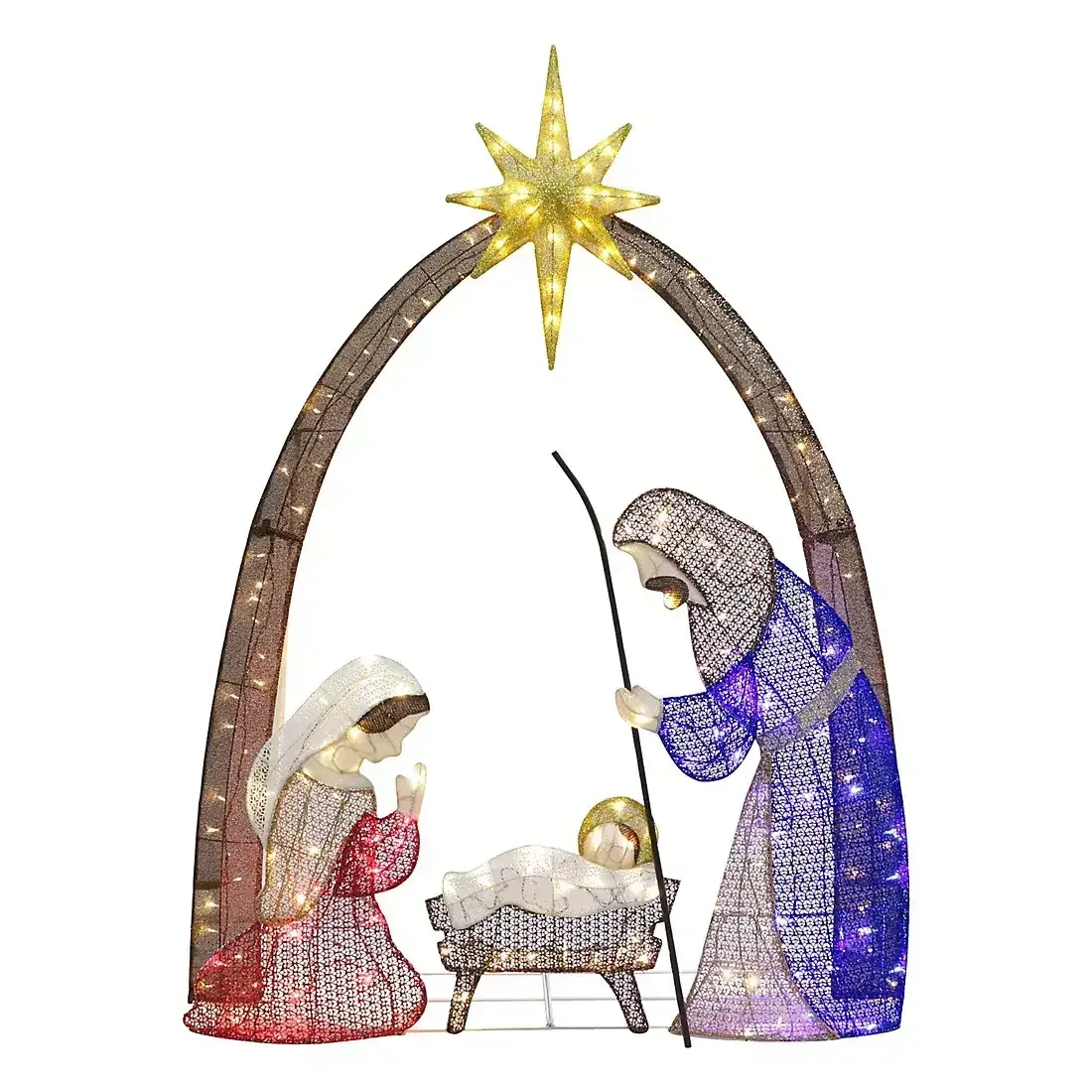 Berkley Jenson 72" Pre-lit Nativity With Arch - Image 2