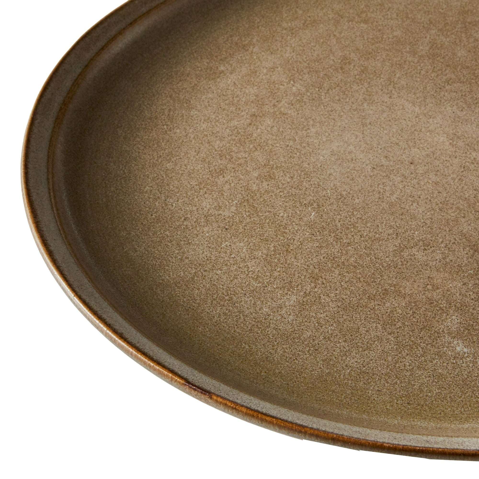 Better Homes and Gardens Banks Brown 10.25-Inch Stoneware Dinner Plate - Image 4