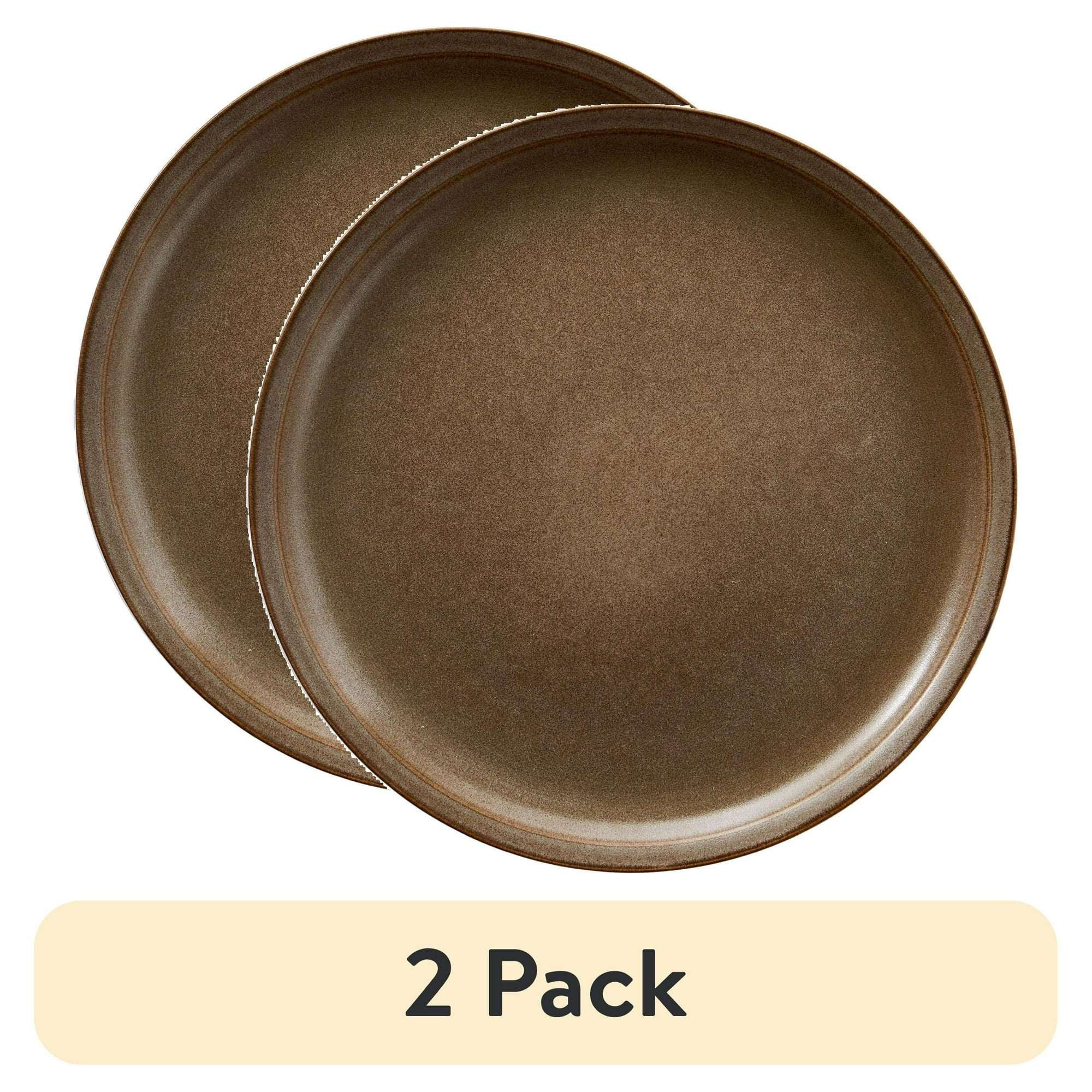 Better Homes and Gardens Banks Brown 10.25-Inch Stoneware Dinner Plate - Image 7