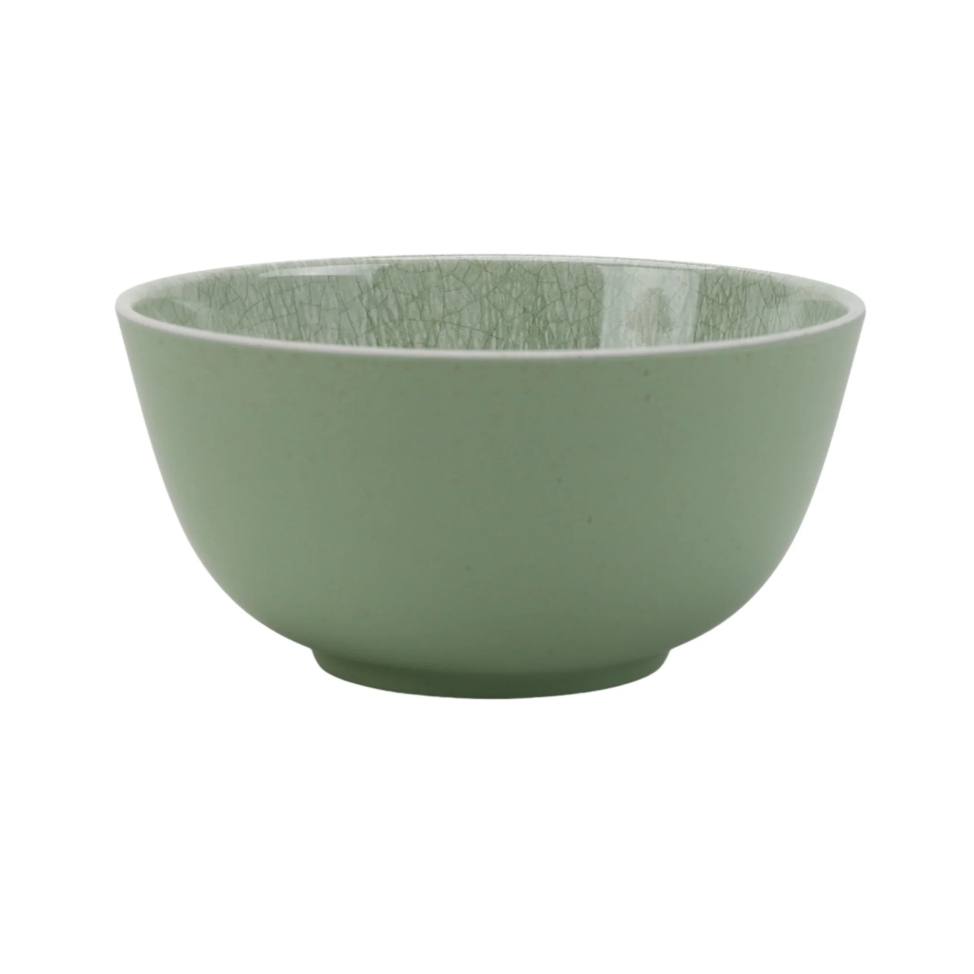 Better Homes & Gardens 12-Piece Bamboo Melamine Green Reactive Dinnerware Set - Image 2