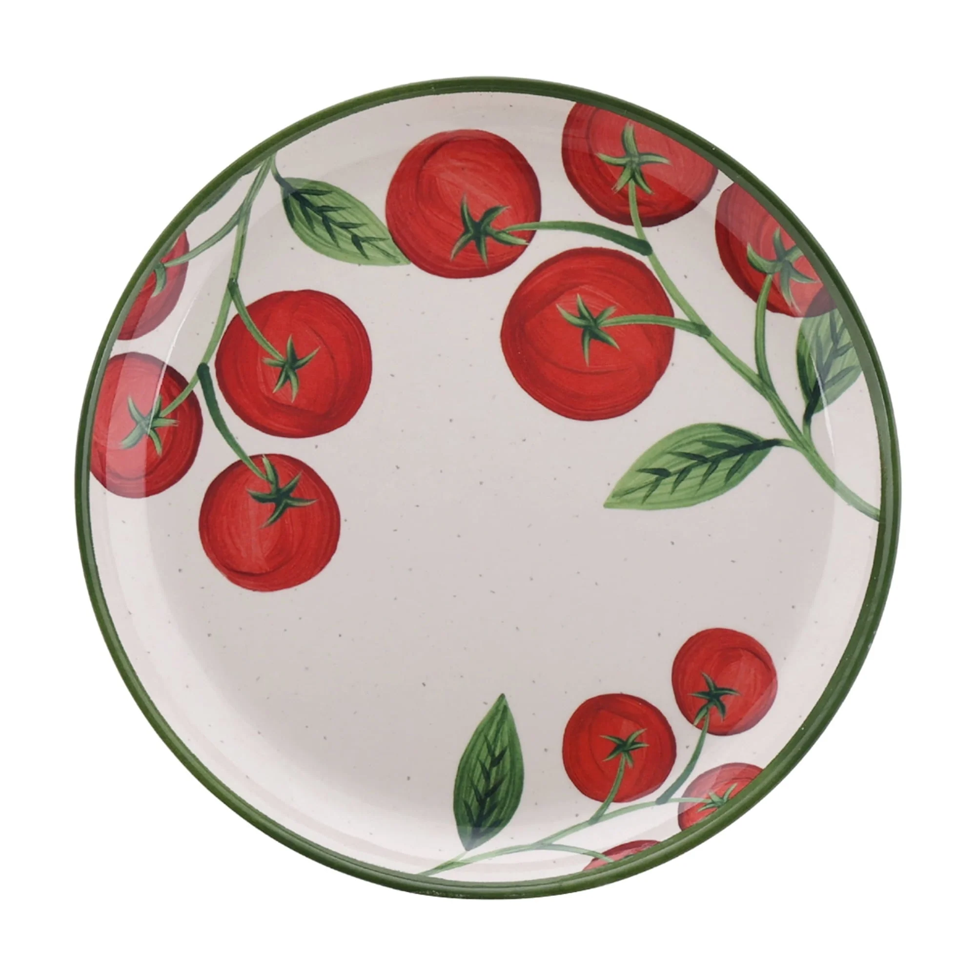 Better Homes & Gardens 12 Piece Bamboo Melamine Tomato Dinnerware Set - Image 4