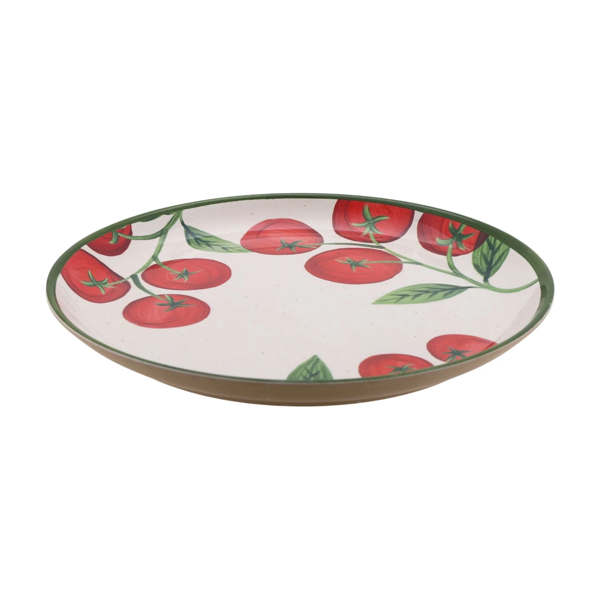 Better Homes & Gardens 12 Piece Bamboo Melamine Tomato Dinnerware Set - Image 5