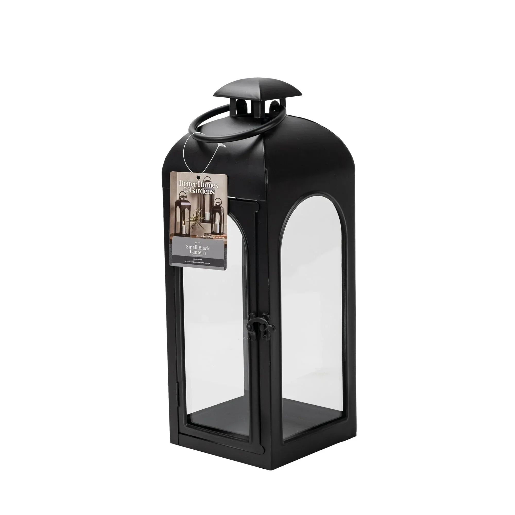 Better Homes & Gardens Black Metal Lantern Candle Holder - Image 7