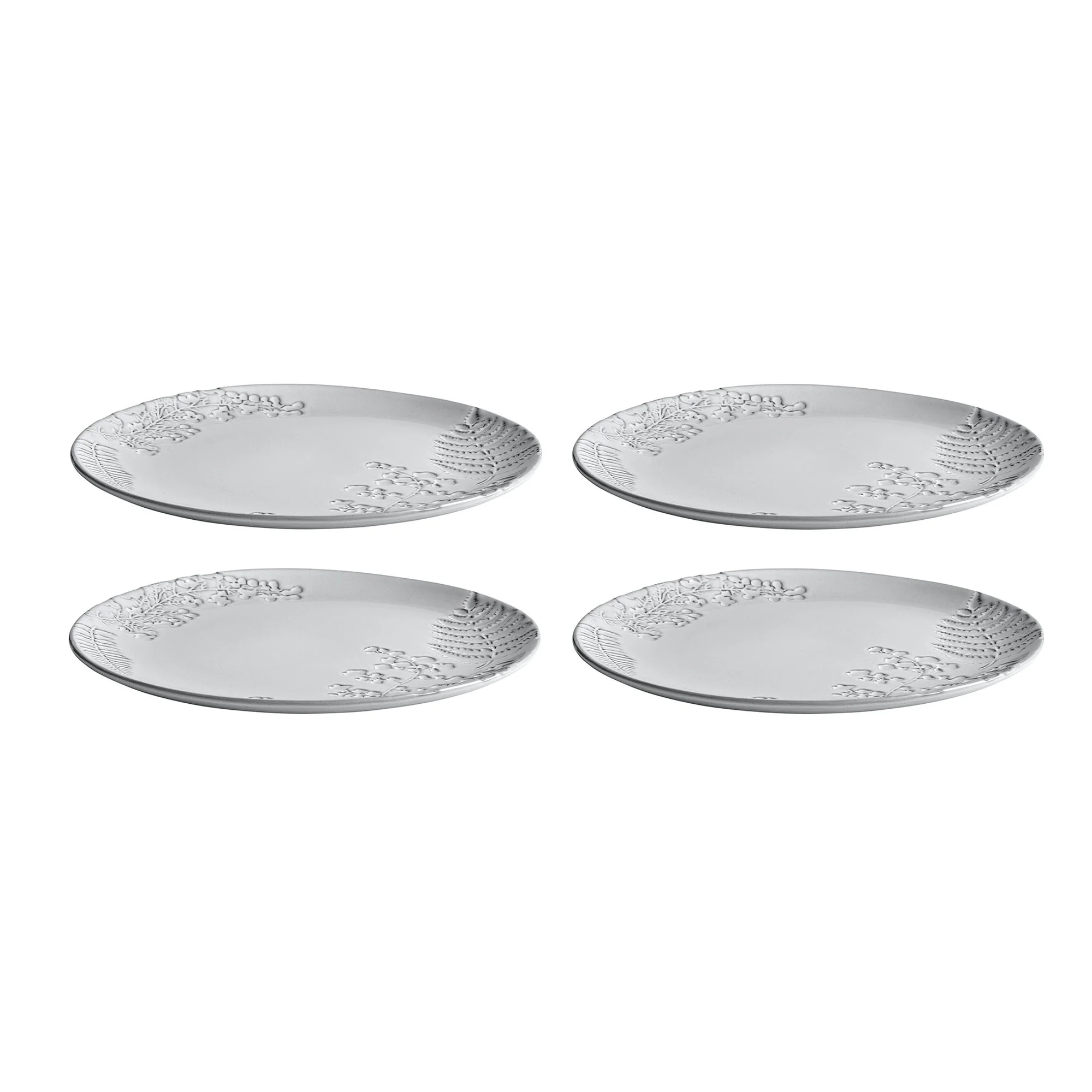 Better Homes & Gardens Ellie Collection Gray Stoneware Dinner Plate, 10.7inch - Image 3